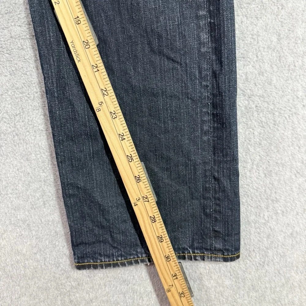 G Star Raw Jeans Men 34x30 Blue 3301 Straight Leg‎ Dark Wash Button Fly Italy